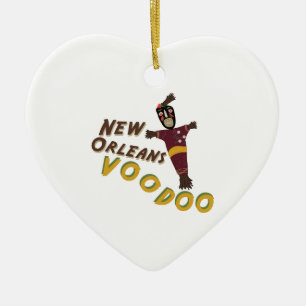Nw Orleans Voodoo Doll Ceramic Ornament