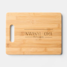 Nwanyi Oma Kitchen Nom personnalisé