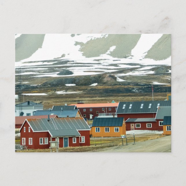Ny-Alesund, Svalbard, Norway Postcard (Front)