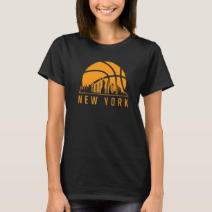 Ny Basketball Sport Fans Player New York Skyline G T-Shirt
