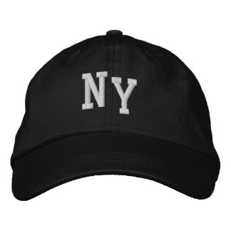 NY Black Men's Cap
