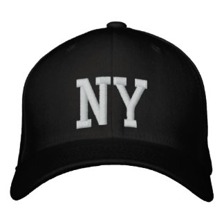 NY Casquette personnalisé - noir et blanc