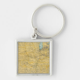 NY Central Lines Keychain