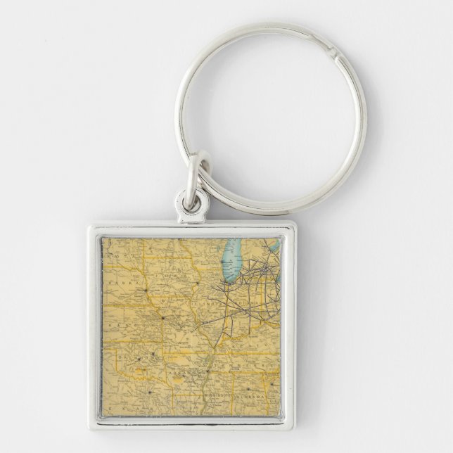 NY Central Lines Keychain (Front)