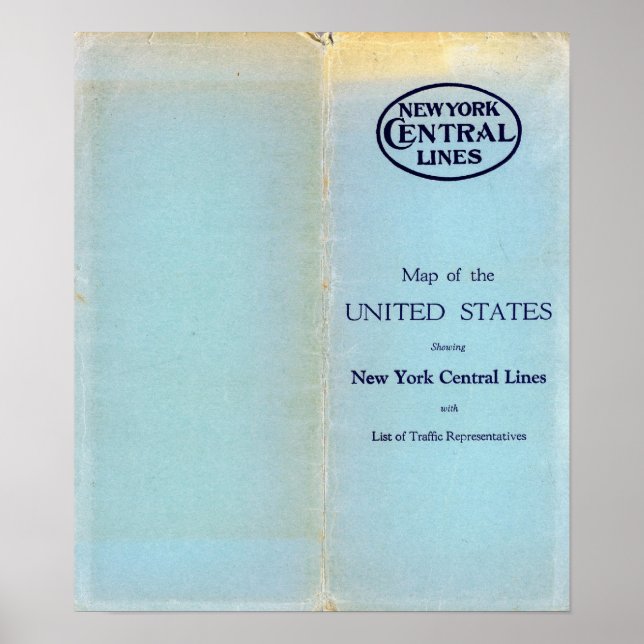 NY Central Lines Poster (Front)