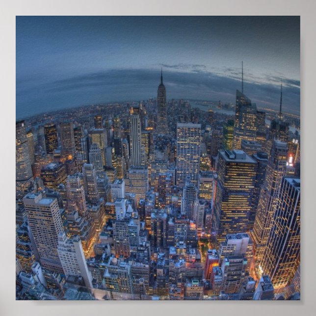 NY_Globe_Wallpaper Poster (Front)