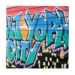 ny graffiti tile
