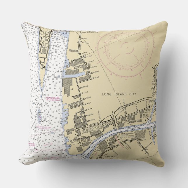NY_LongIslandCity Throw Pillow (Front)