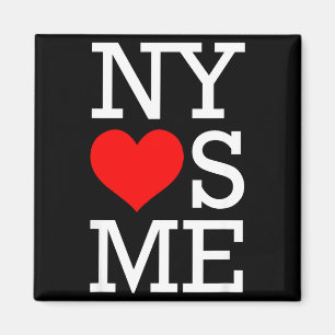 Ny Loves Me Funny I Heart New York  Magnet