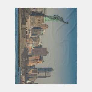 NY Skyline Fleece Blanket