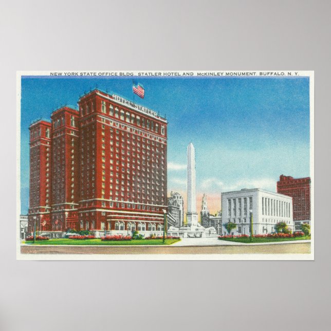 NY State Office, Statler Hotel Poster (Front)