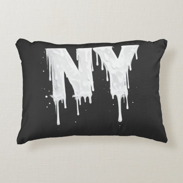 NY Street Vibes Accent Pillow (Front)
