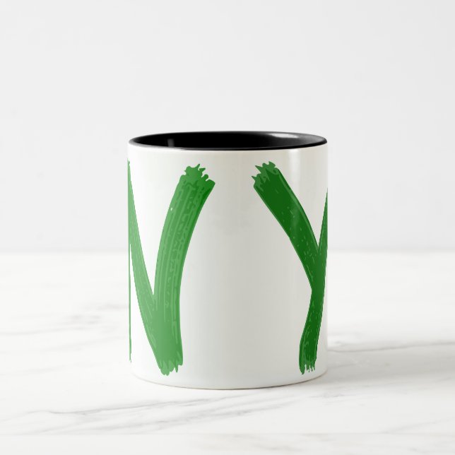 NY Text Coffee Mug (Center)