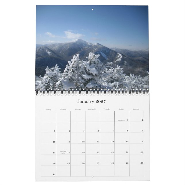 NY through Photos Calendar (Jan 2027)
