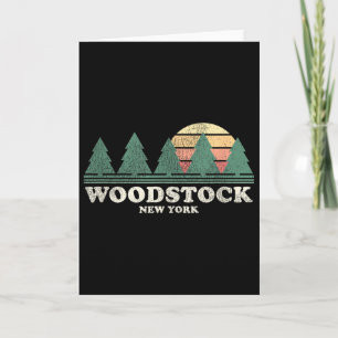 Ny Vintage Throwback Tee Retro 70s Design  Card