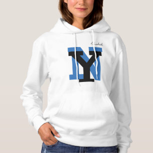NY/Women's Basic Hooded Sweatshirt/Personalized Hoodie