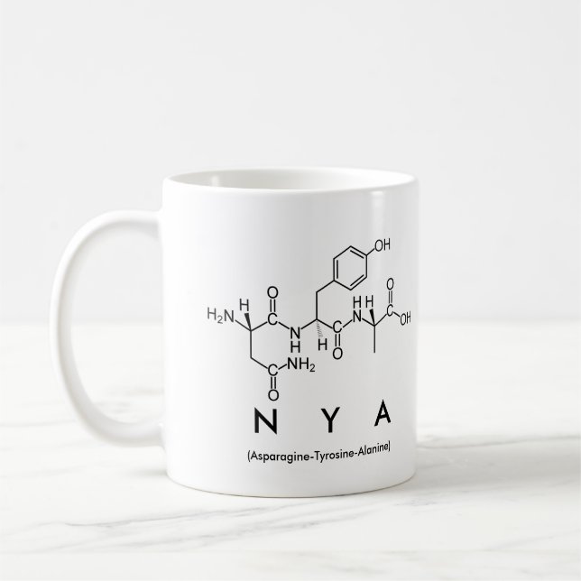 Nya peptide name mug (Left)