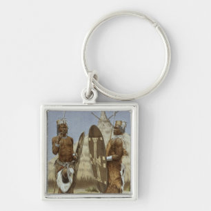 Nyam-nyam warriors from The History of Mankind Keychain