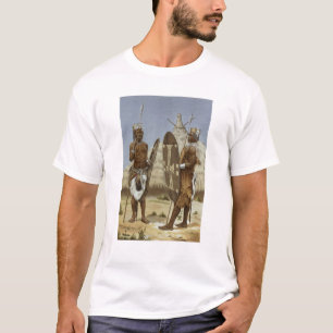 Nyam-nyam warriors from The History of Mankind T-Shirt