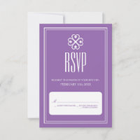 Nyame Dua Lavender Wedding RSVP