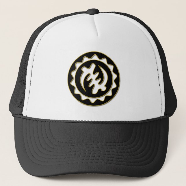 Nyame Ye Ohene | God is King symbol Trucker Hat (Front)