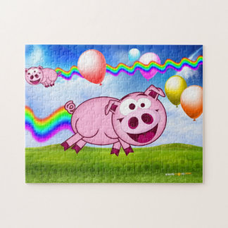 Nyan Cat pardon Pig puzzle