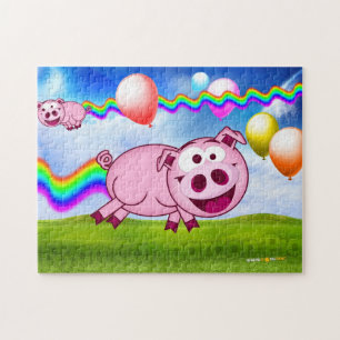 Nyan Cat pardonne le puzzle de cochon