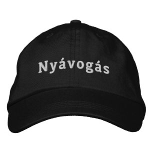Nyávogás White Logo Embroidered Hat