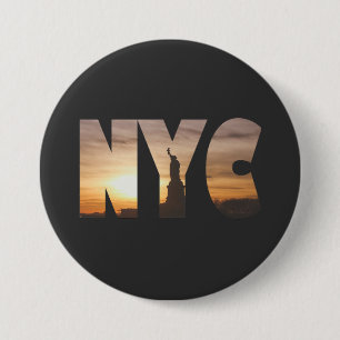 NYC 3 INCH ROUND BUTTON