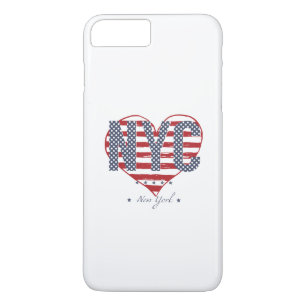 NYC American Flag Heart Case-Mate iPhone Case