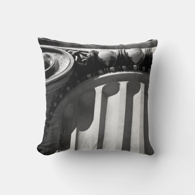 NYC Architecture III Throw Pillow (Front)