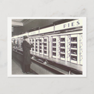 NYC Automat Photo by Berenice Abbott Postcard
