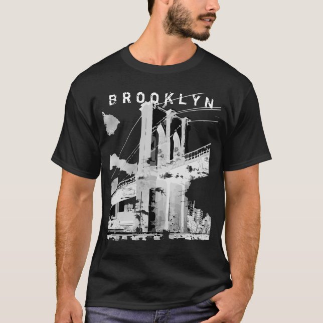 NYC : Brooklyn Bridge Shirt (Front)