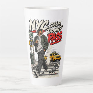 NYC Calm Down Pass Latte Mug