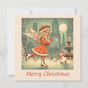 NYC Christmas Angel Invitation