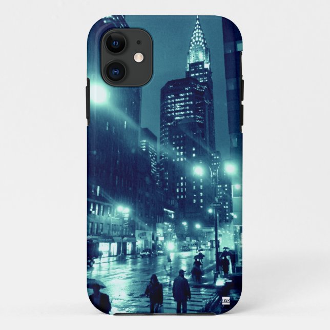 NYC Chrysler Rain iPhone 5 Case-Mate Case (Back)