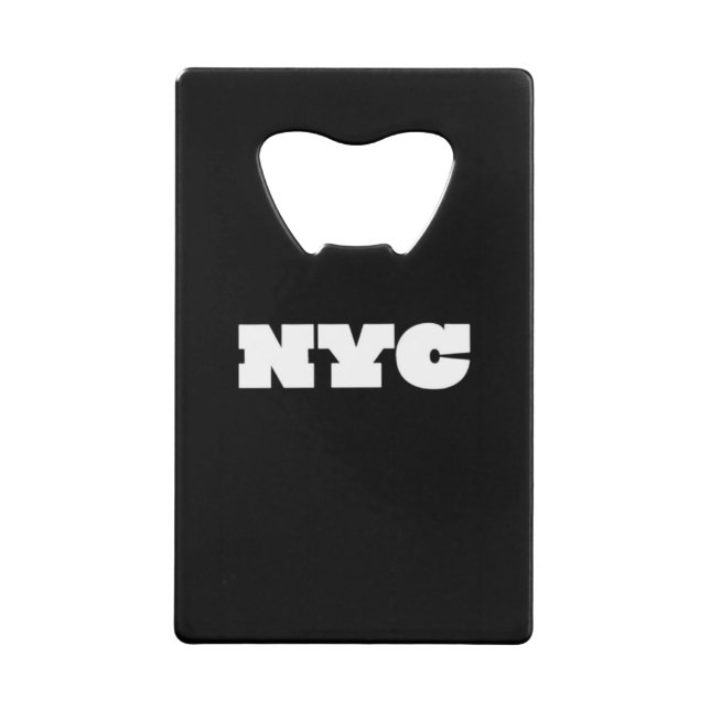 NYC Classic Credit Card Bottle Opener (Front)