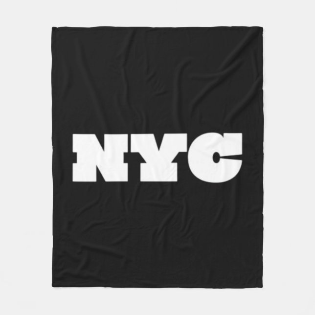 NYC Classic  Fleece Blanket (Front)
