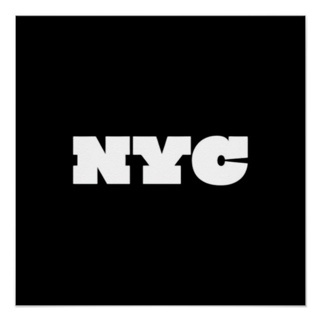 NYC Classic Poster (Front)