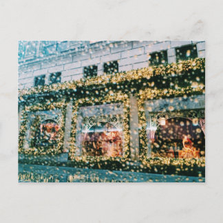 NYC Colourful Glittery Sparkling Landscape Photo Postcard
