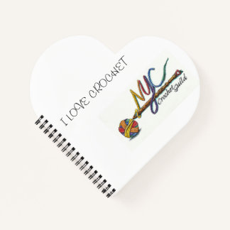 NYC Crochet Guild Heart Notebook