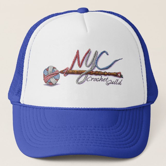 NYC Crochet Guild Official Hat (Front)