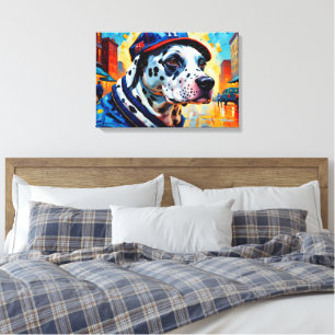 NYC DALMATION 3 CANVAS PRINT
