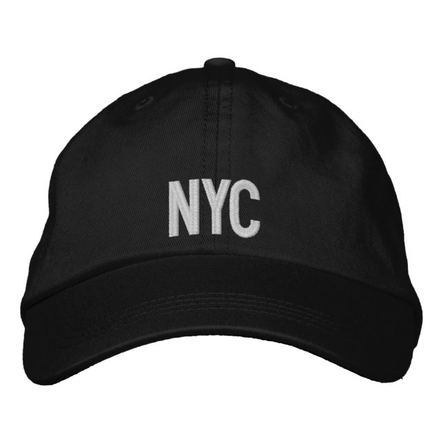 nyc designed cap. embroidered hat (Front)