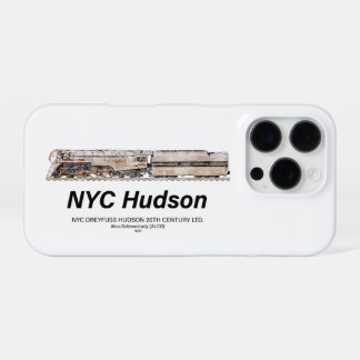 NYC Dreyfuss Hudson Steam Locomotive. Profile iPhone 16 Pro Case