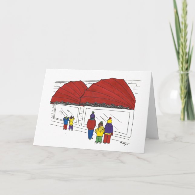 NYC Fifth Avenue Window Shopping Christmas Holiday (Front)