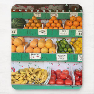 NYC Fruit Stand Sidewalk Grocery New York City Mouse Pad