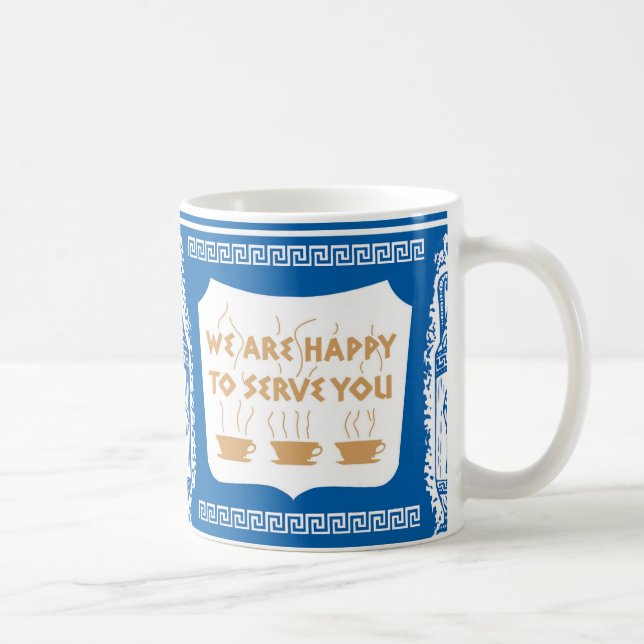 NYC Greek Diner Coffee Mug (Right)