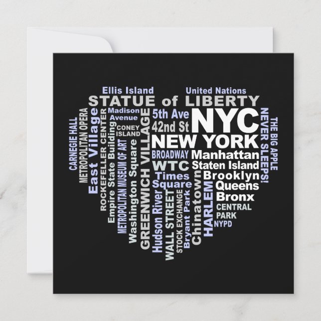 NYC invitation - customize! (Front)