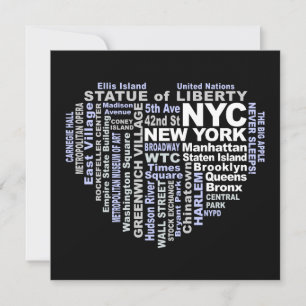 NYC invitation - personnaliser !